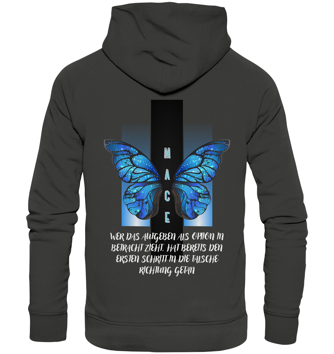 "Wer das Aufgeben" Mace Optimismus - Premium Unisex Hoodie