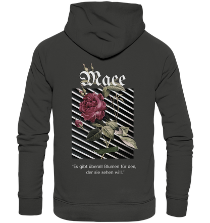 "Blumen überall" Mace Optimismus - Premium Unisex Hoodie