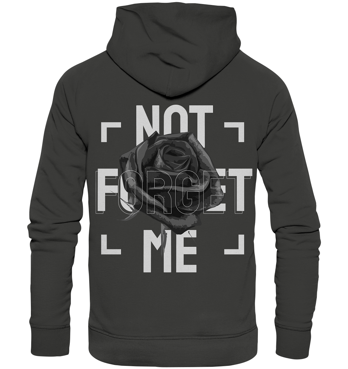 "Not forget me" Blumen Streetstyle - Premium Unisex Hoodie