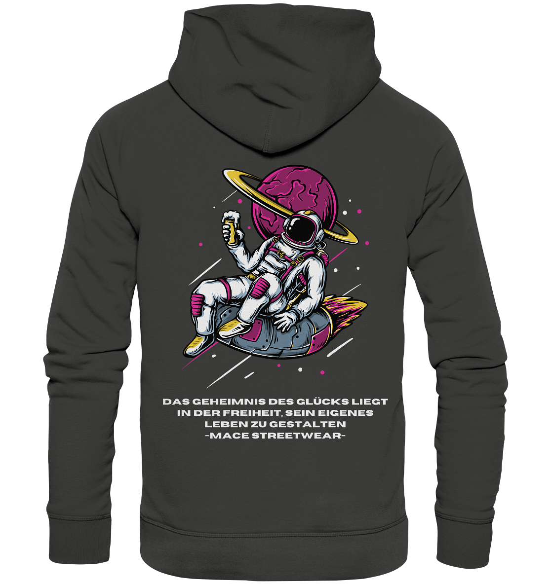 "Das Geheimnis des Glücks" Mace Optimismus - Premium Unisex Hoodie