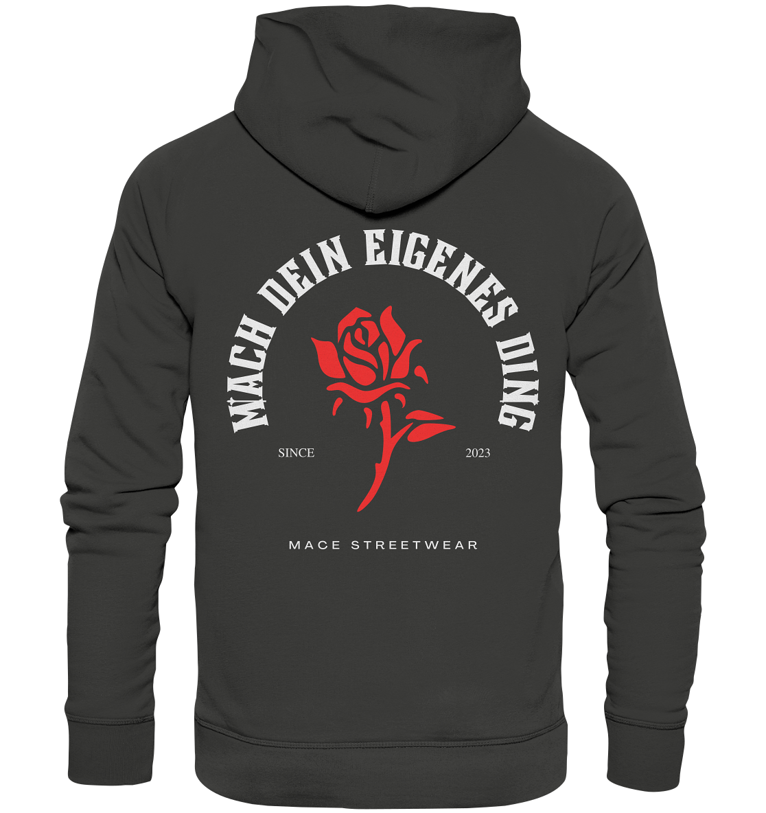 "Mach dein eigenes ding" Mace Optimismus - Premium Unisex Hoodie