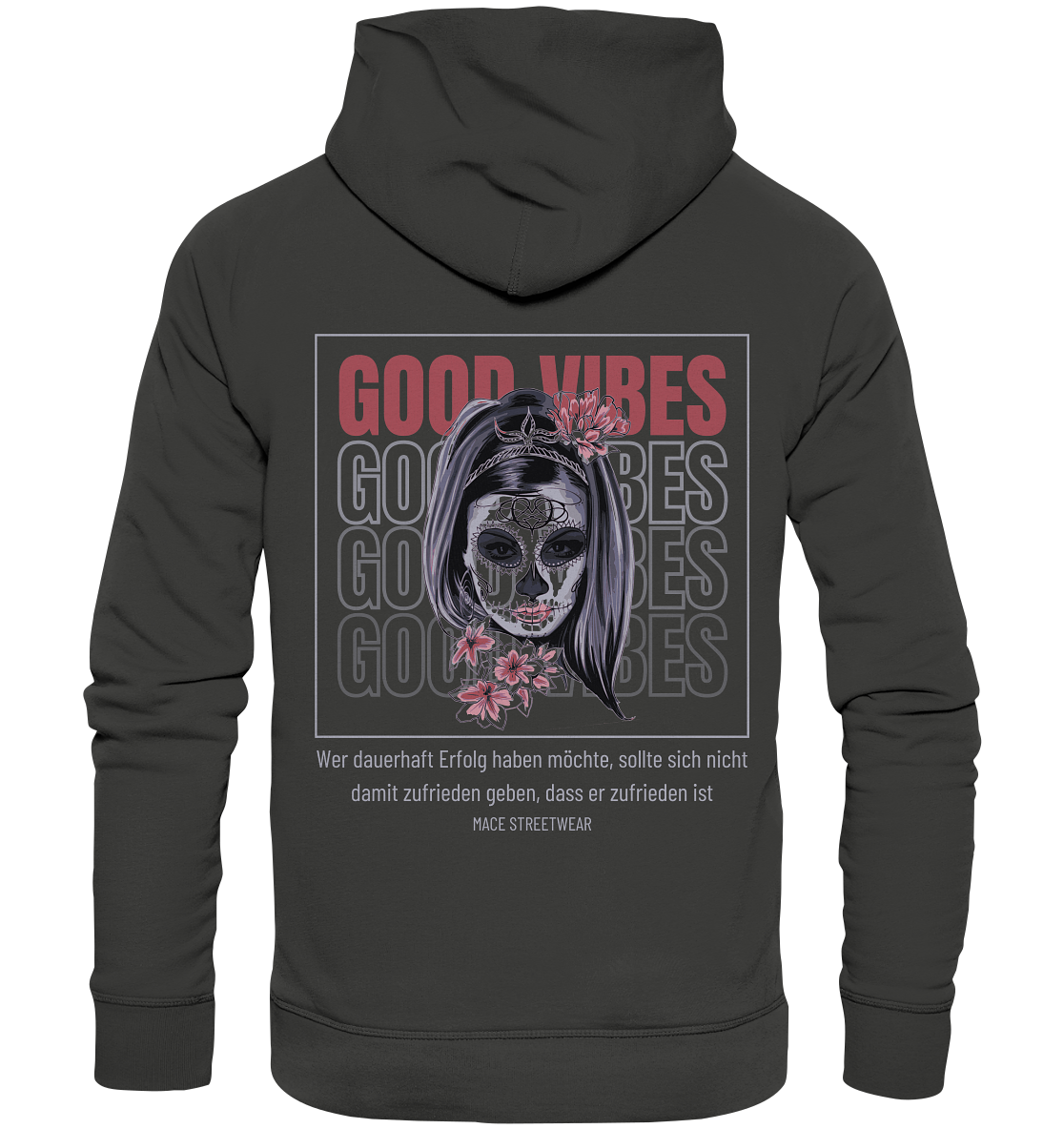 "Good Vibes" Mace Optimismus - Premium Unisex Hoodie