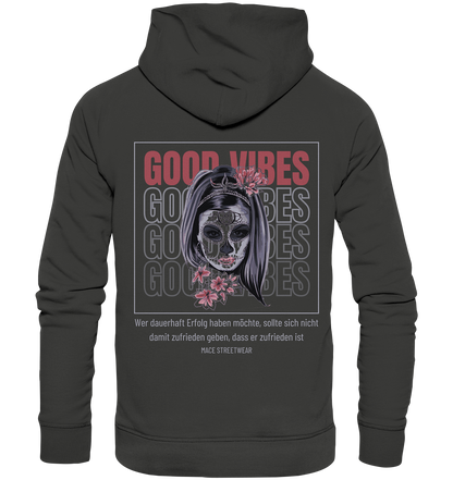 "Good Vibes" Mace Optimismus - Premium Unisex Hoodie