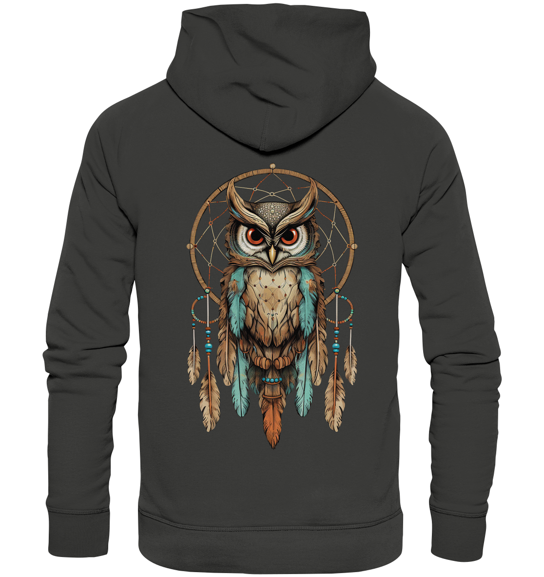 "Eule Klassisch 2" Traumfänger - Premium Unisex Hoodie