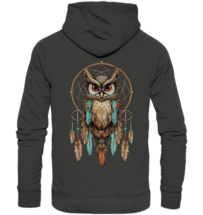 "Eule Klassisch 2" Traumfänger - Premium Unisex Hoodie