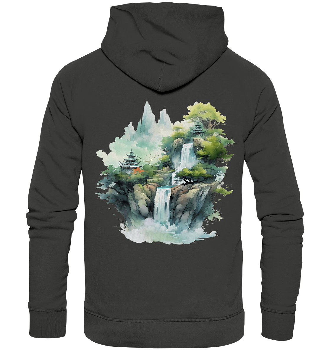 Fantasie Landschaft 11 - Premium Unisex Hoodie