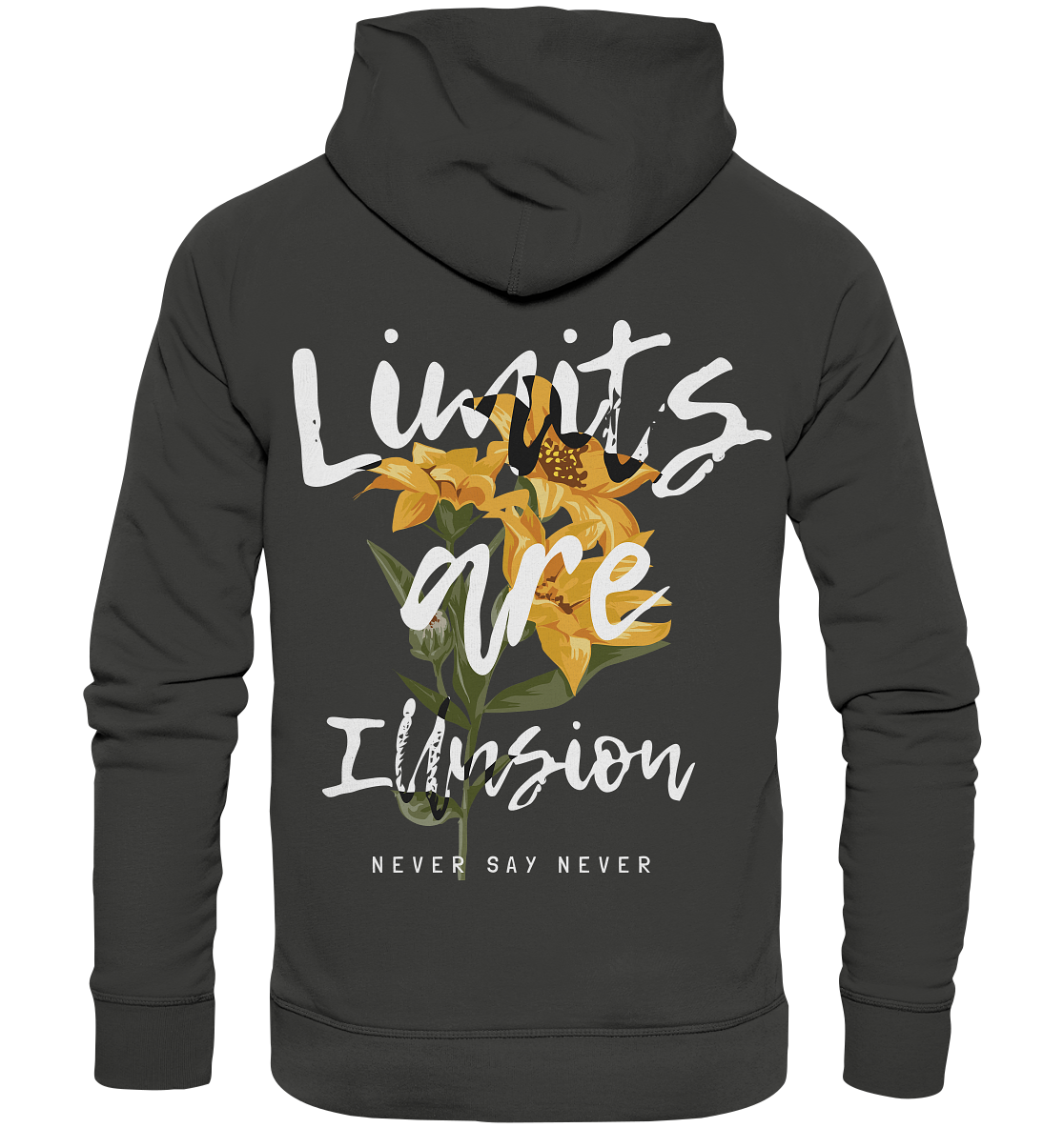 "Limits are Illusion" Blumen Streetstyle - Premium Unisex Hoodie