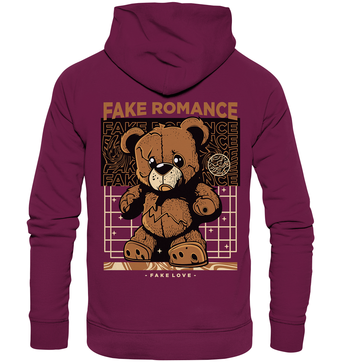 "Fake Romance" Bär Streetstyle - Premium Unisex Hoodie