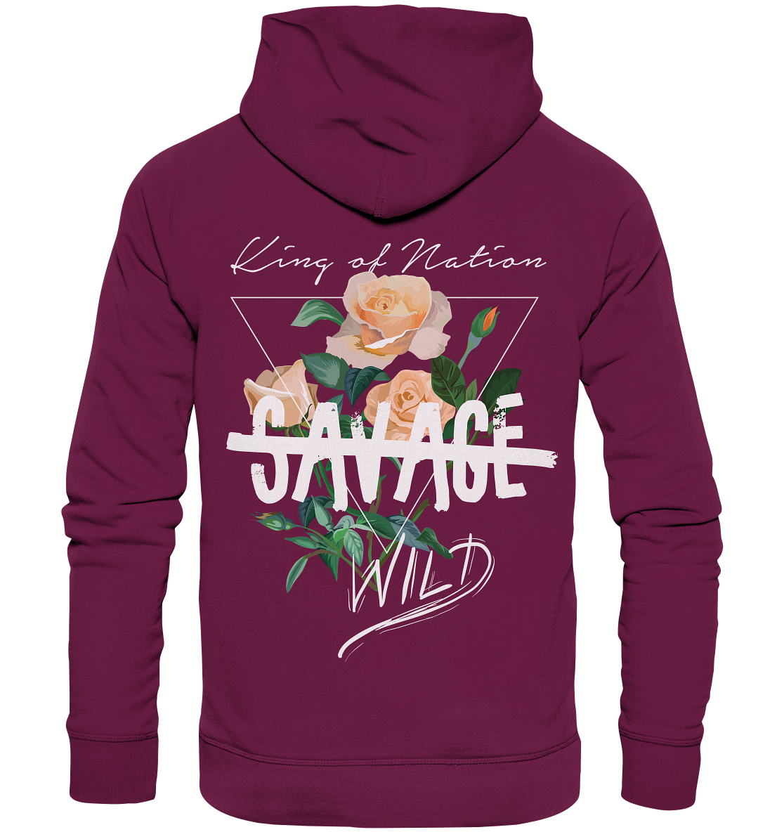 "Savage Wild" Blumen Streetstyle - Premium Unisex Hoodie