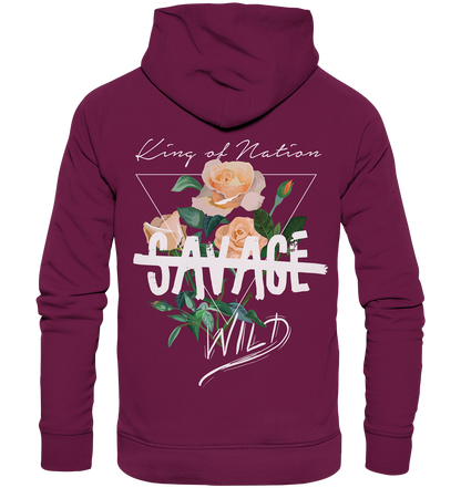 "Savage Wild" Blumen Streetstyle - Premium Unisex Hoodie