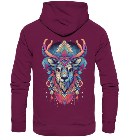 "Elch Bunt" Tiertotems - Premium Unisex Hoodie