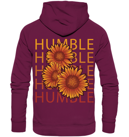 "Humble" Blumen Streetstyle - Premium Unisex Hoodie