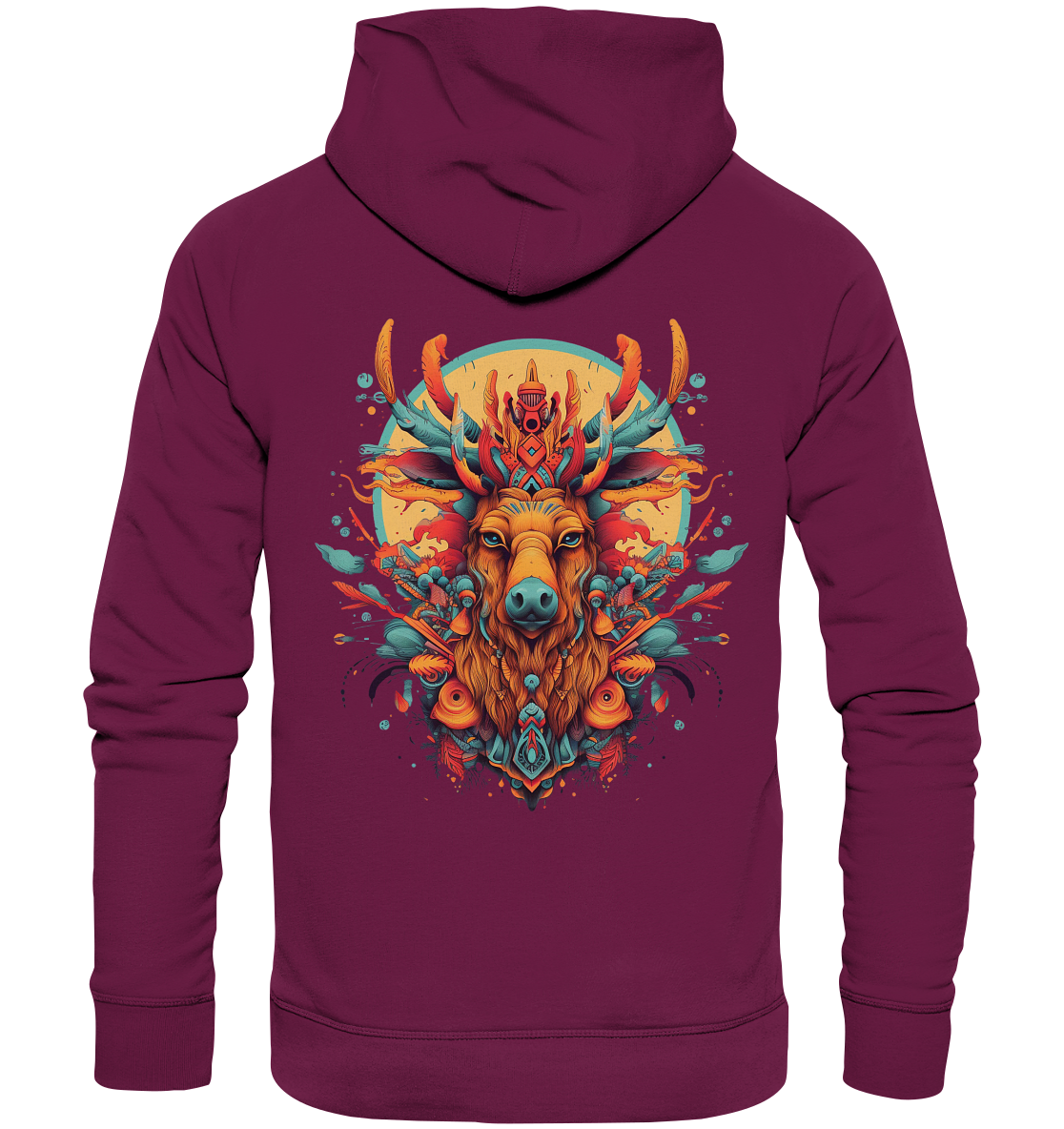 "Elch" Tiertotems - Premium Unisex Hoodie