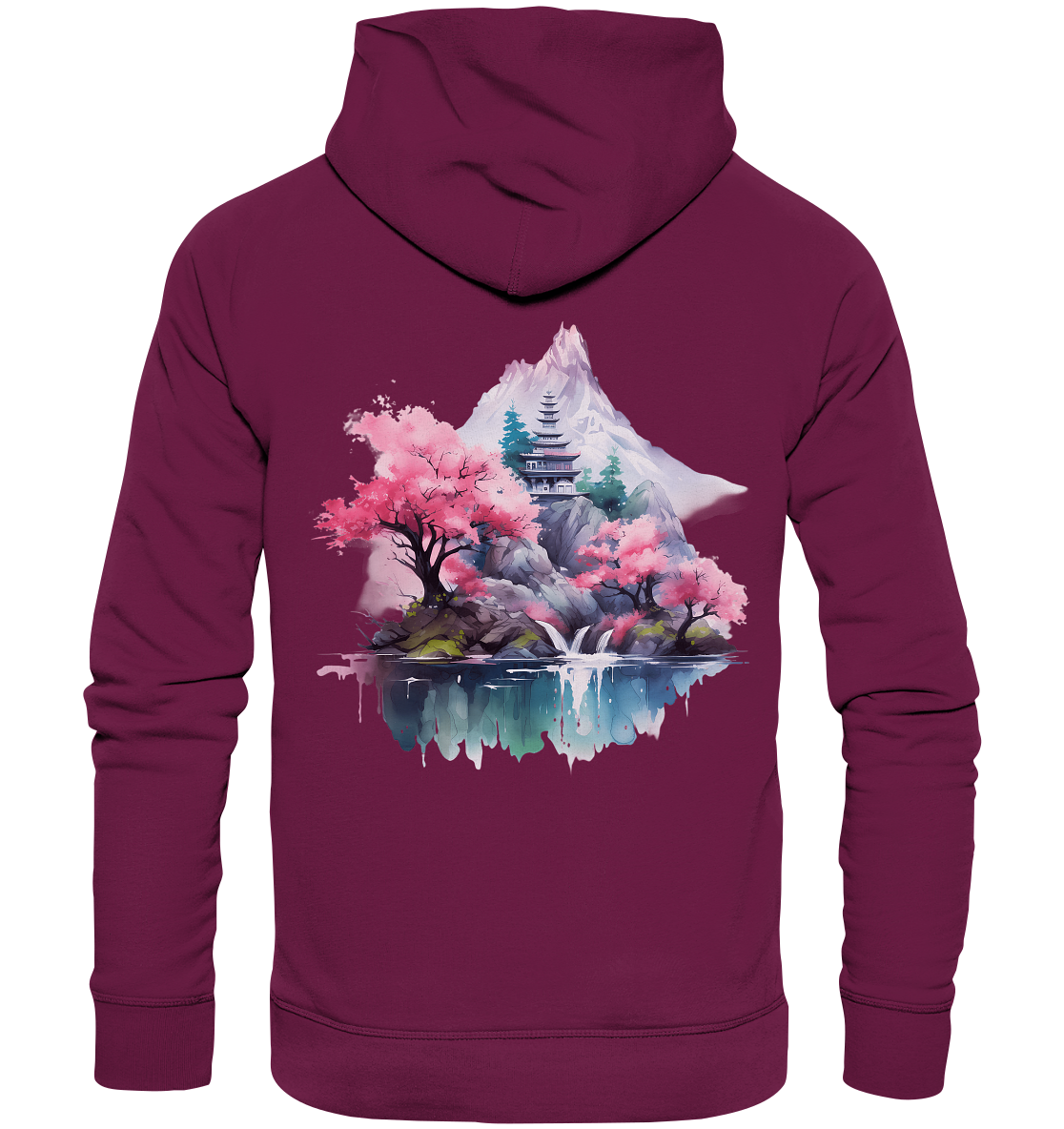 Fantasie Landschaft 8 - Premium Unisex Hoodie