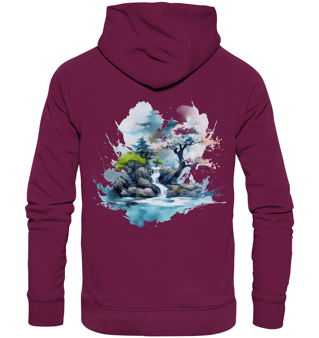 Fantasie Landschaft 3 - Premium Unisex Hoodie