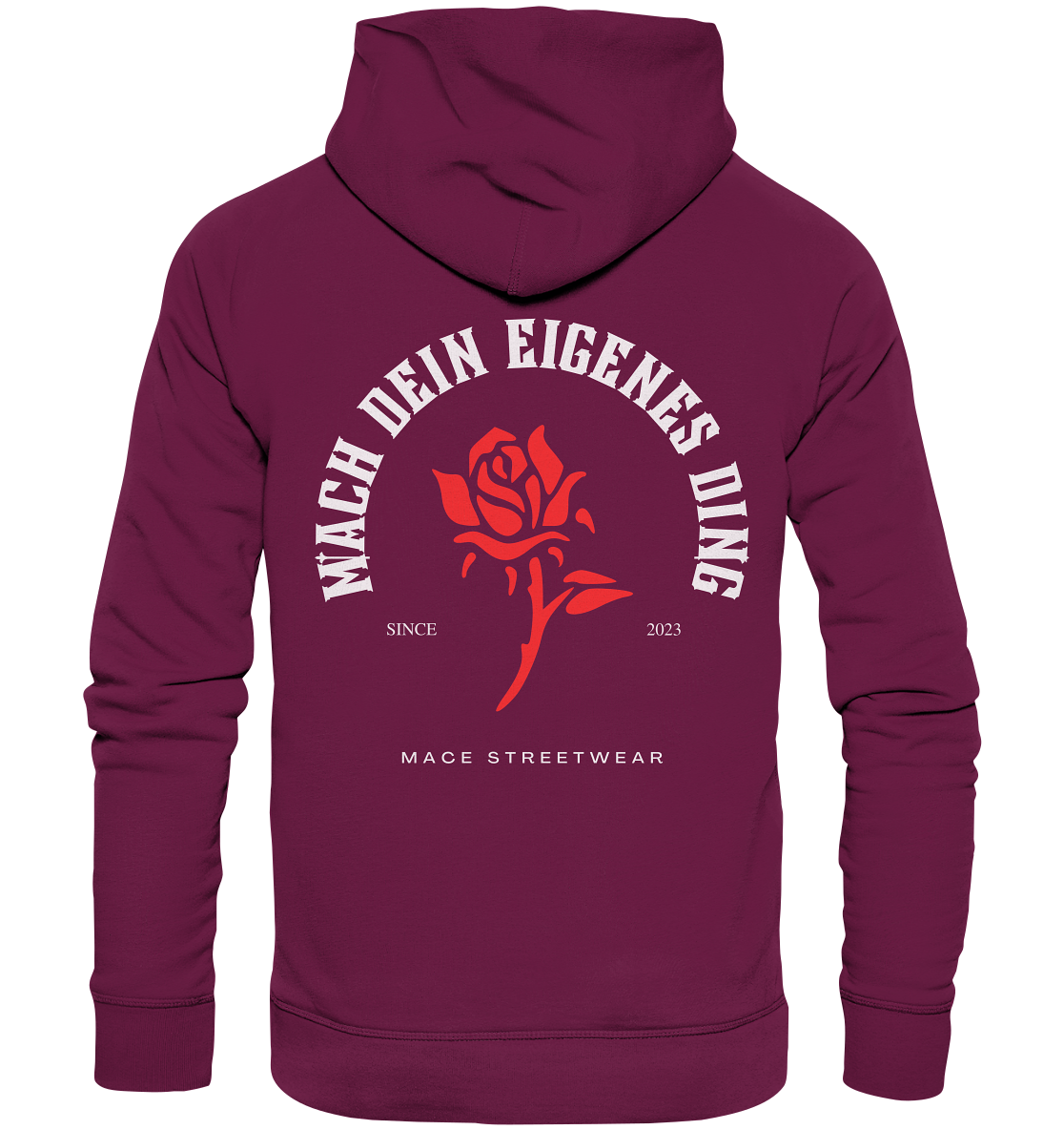 "Mach dein eigenes ding" Mace Optimismus - Premium Unisex Hoodie