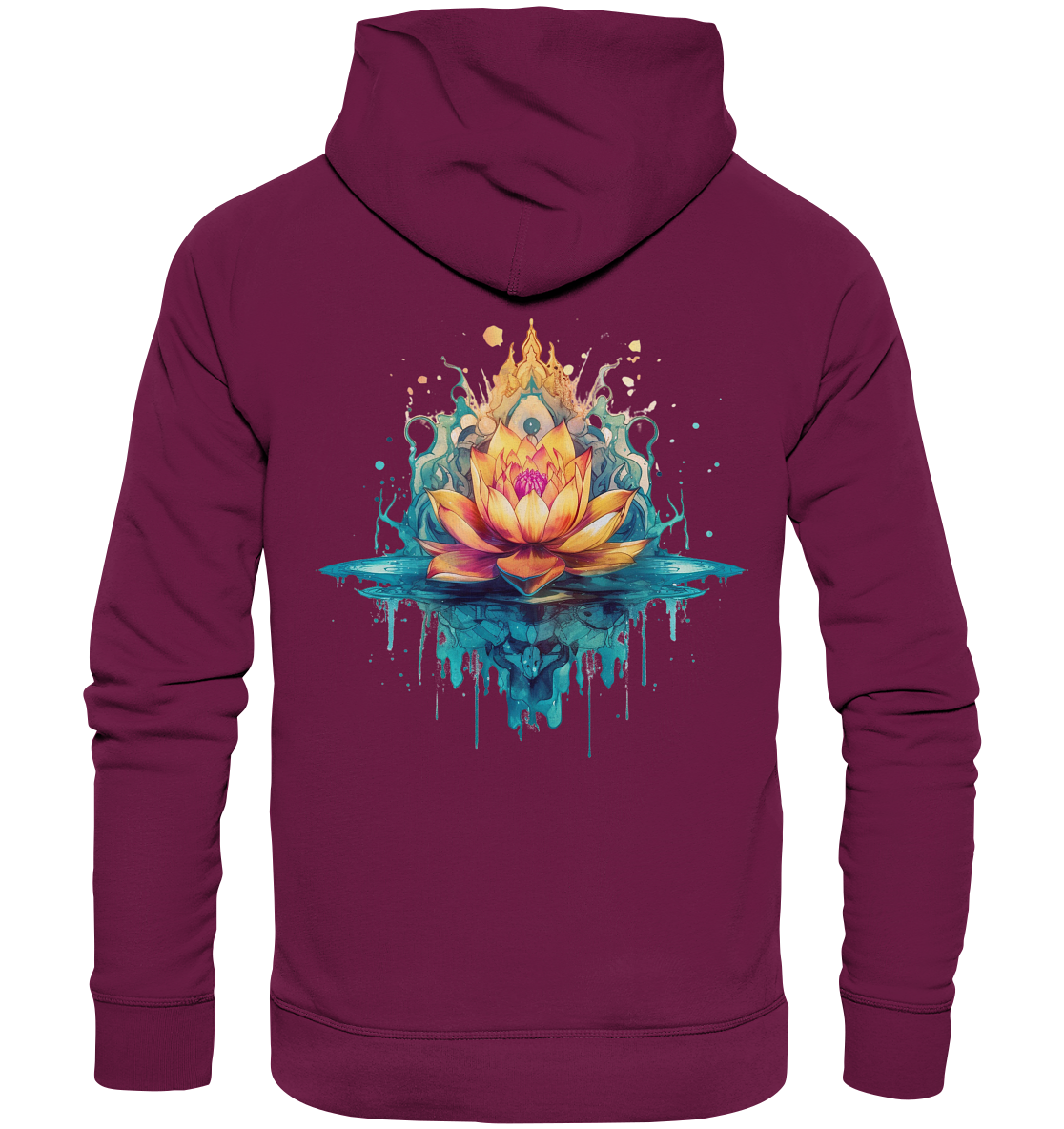 Lotus Blumen 3 - Premium Unisex Hoodie