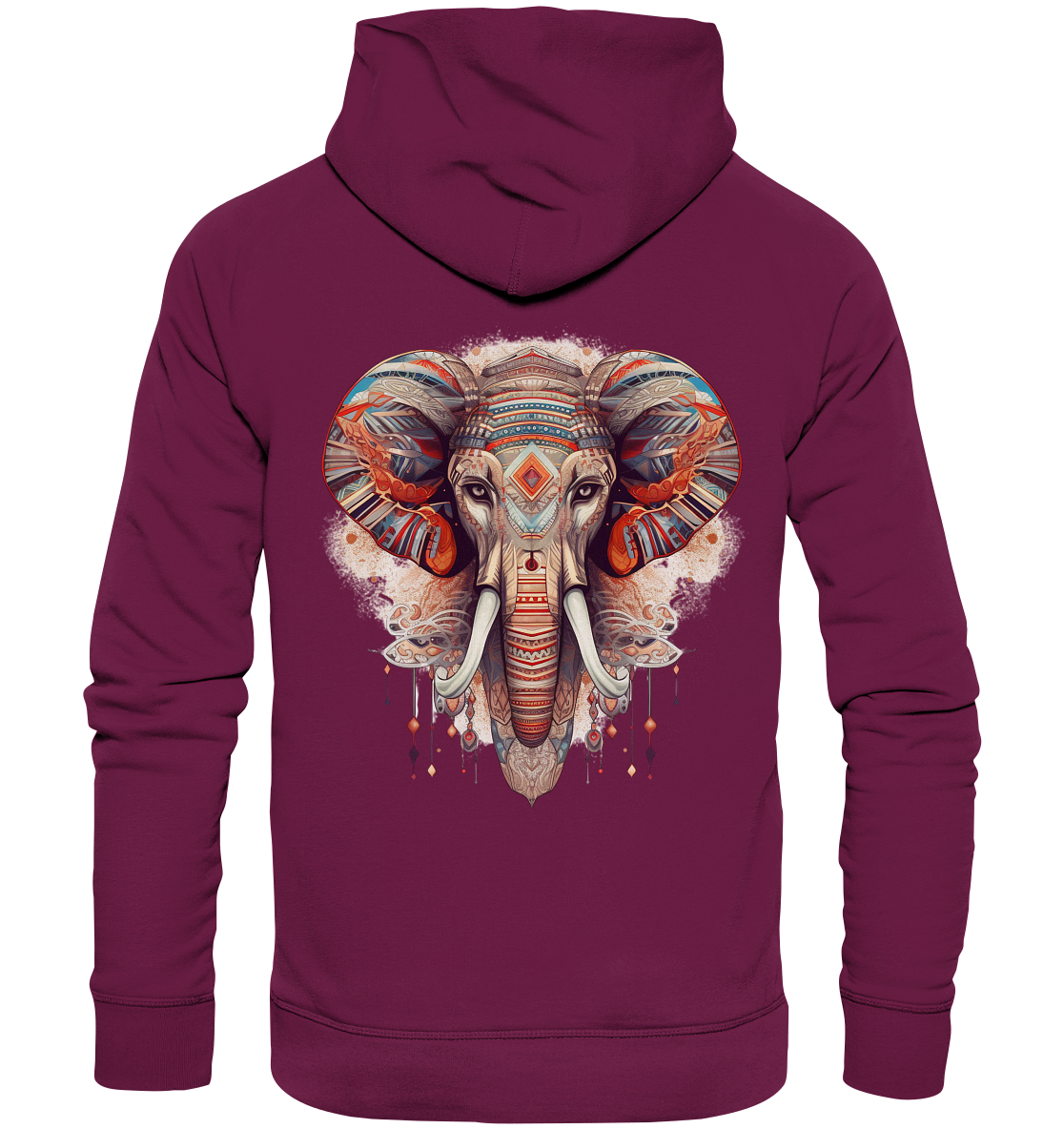 "Elefant-größen Ohr" Tiertotems - Premium Unisex Hoodie