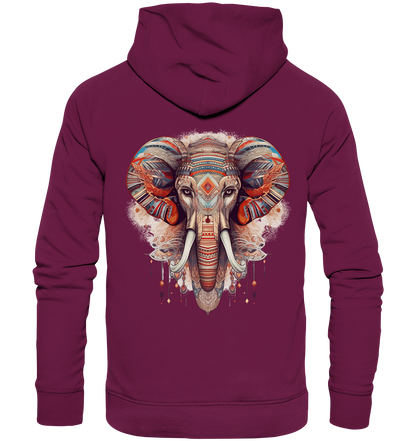 "Elefant-größen Ohr" Tiertotems - Premium Unisex Hoodie