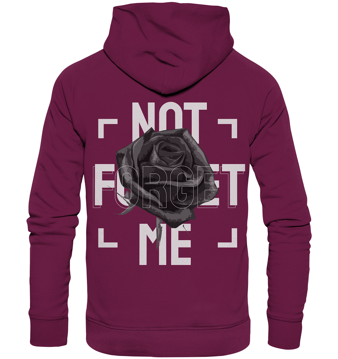 "Not forget me" Blumen Streetstyle - Premium Unisex Hoodie