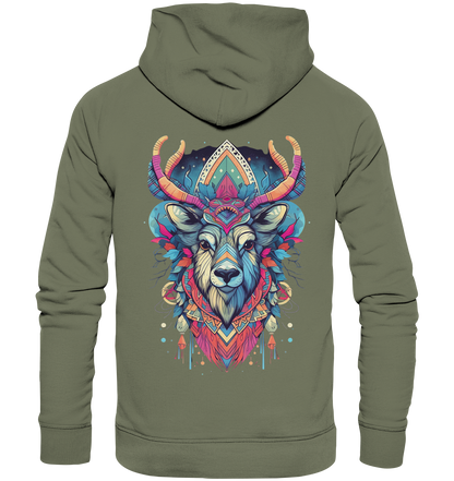 "Elch Bunt" Tiertotems - Premium Unisex Hoodie