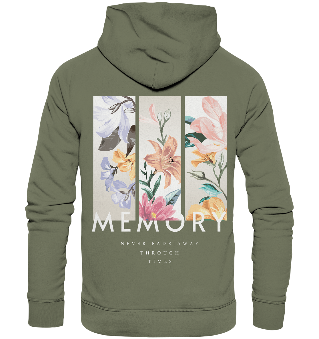 "Memory" Blumen Streetstyle - Premium Unisex Hoodie