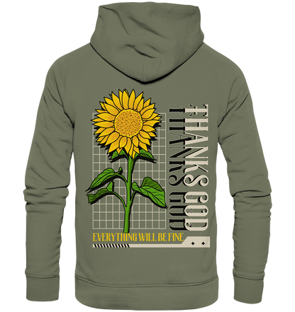 "Thanks God" Blumen Streetstyle - Premium Unisex Hoodie