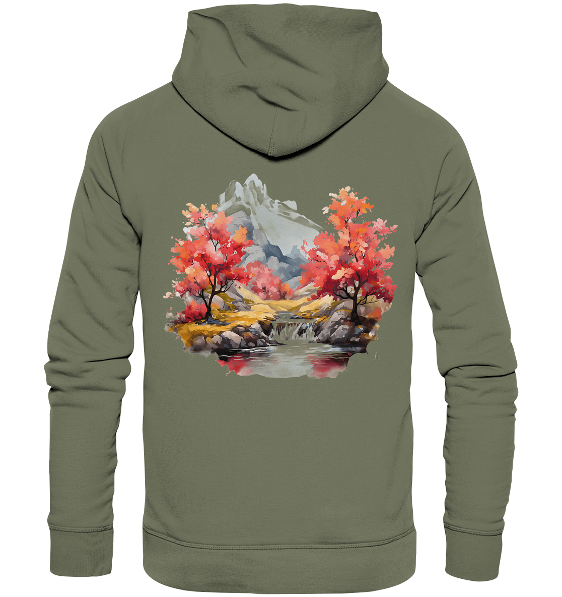 Fantasie Landschaft 10 - Premium Unisex Hoodie