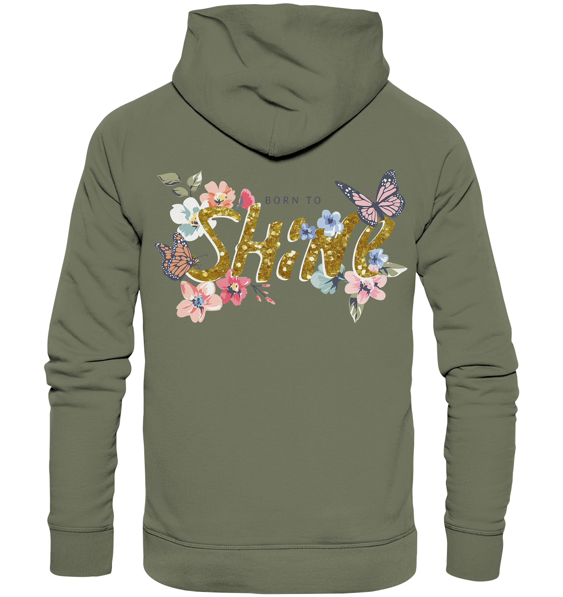 "Born to Shine" Blumen Streetstyle - Premium Unisex Hoodie