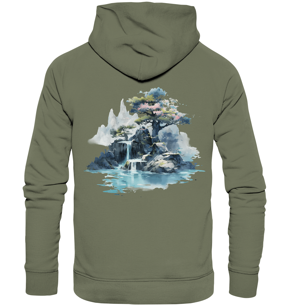 Fantasie Landschaft 5 - Premium Unisex Hoodie