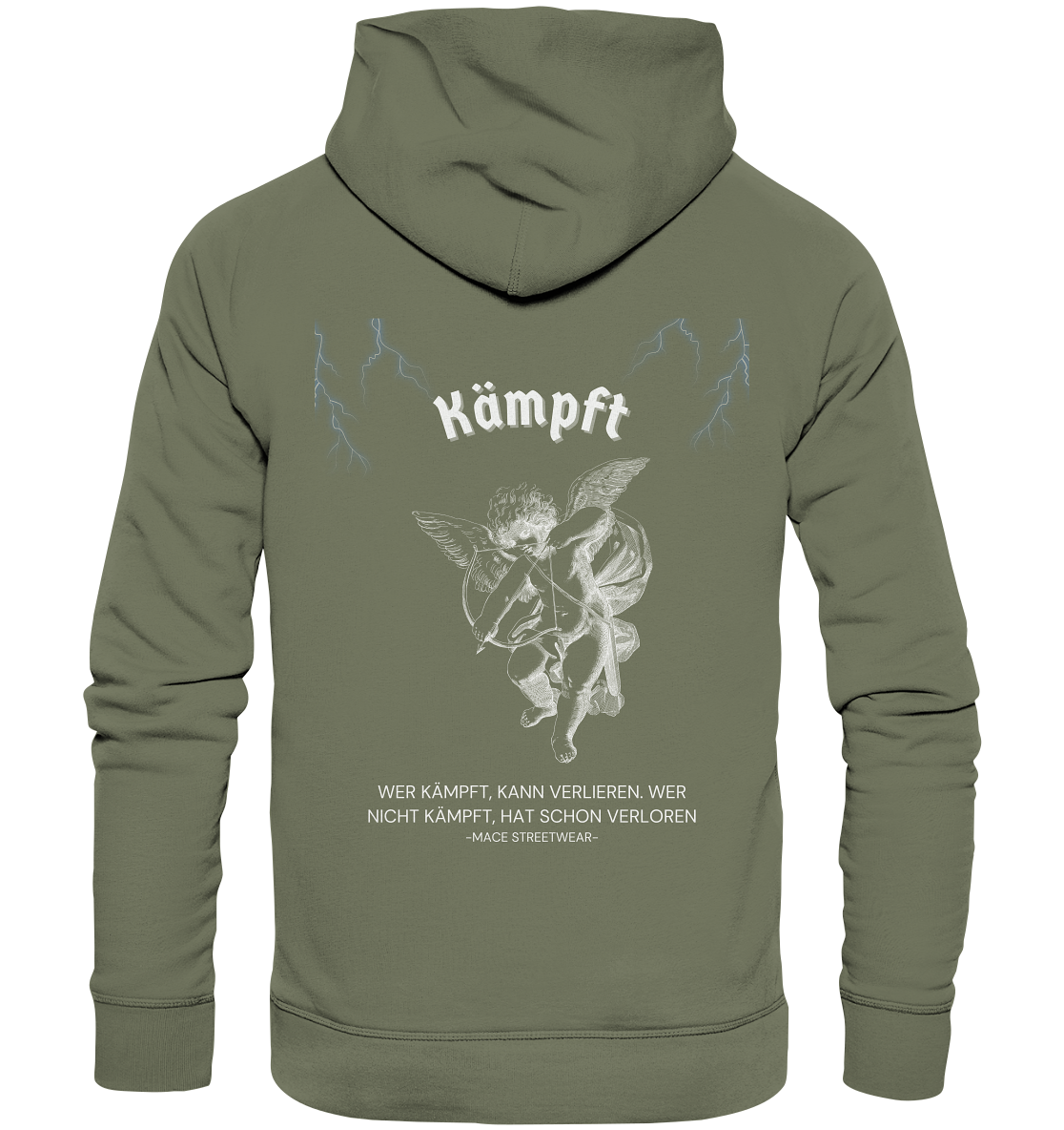 "Wer Kämpft, kann verlieren" Mace Optimismus - Premium Unisex Hoodie