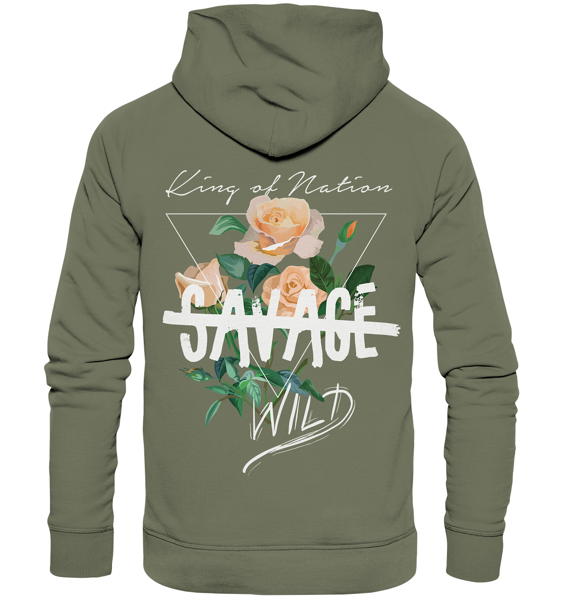 "Savage Wild" Blumen Streetstyle - Premium Unisex Hoodie