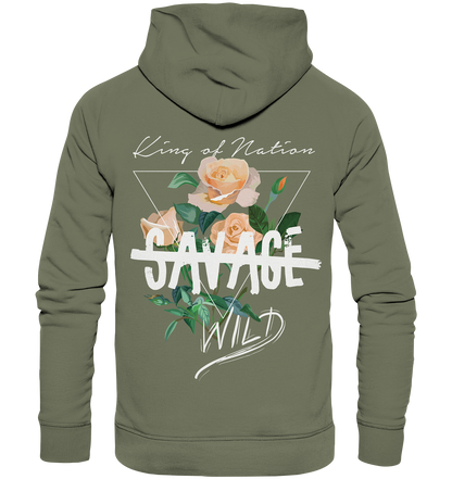 "Savage Wild" Blumen Streetstyle - Premium Unisex Hoodie