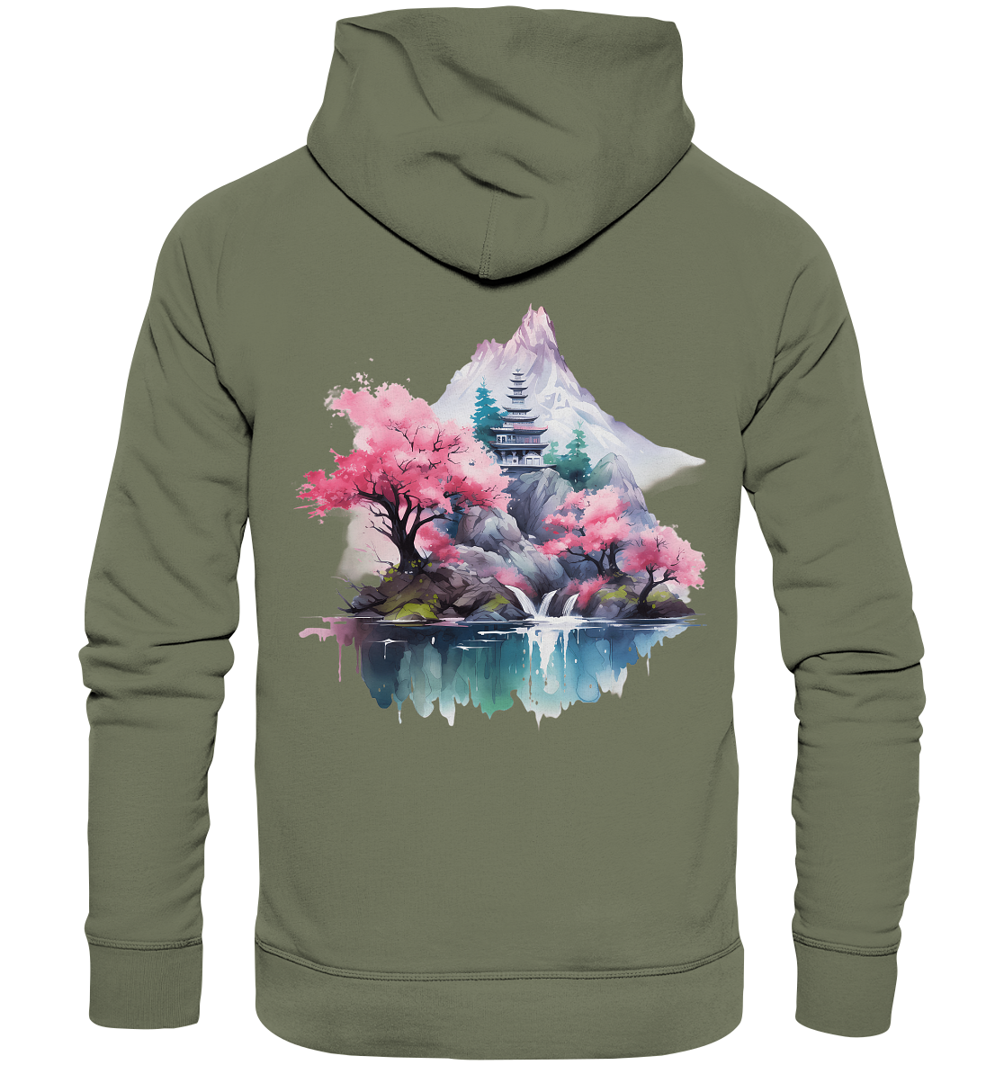 Fantasie Landschaft 8 - Premium Unisex Hoodie