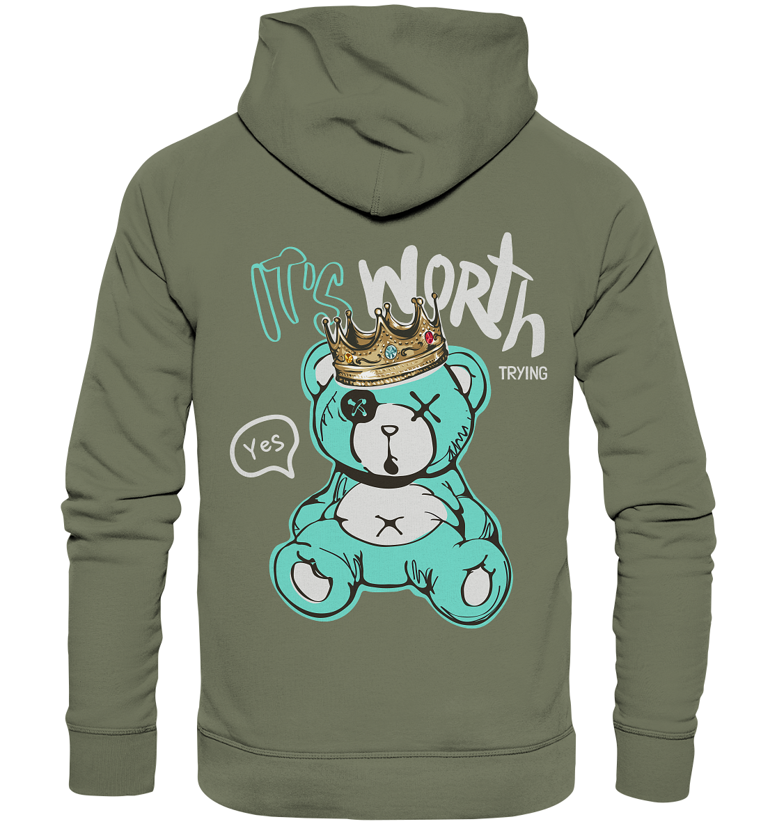 "It's worth trying" Bär Streetstyle - Premium Unisex Hoodie