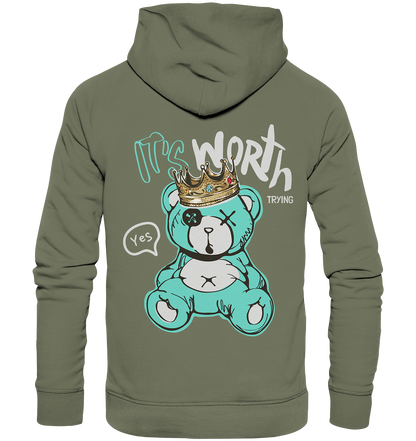 "It's worth trying" Bär Streetstyle - Premium Unisex Hoodie