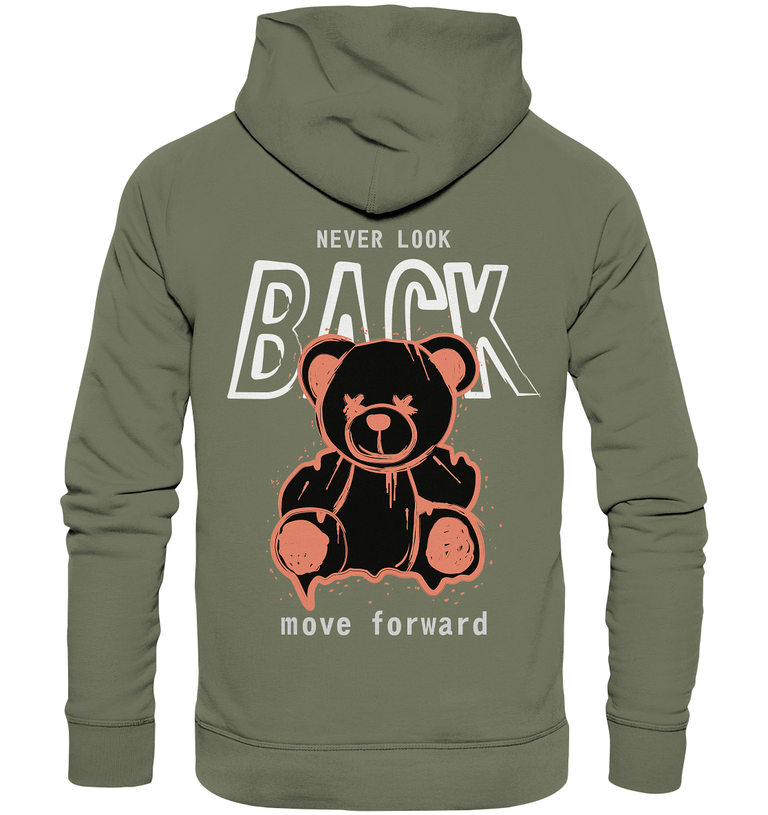 "Never look back" Bär Streetstyle - Premium Unisex Hoodie