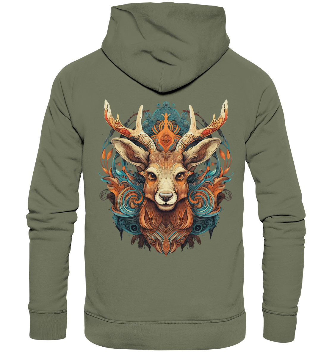 "Hirsch Bunt" Tiertotems - Premium Unisex Hoodie