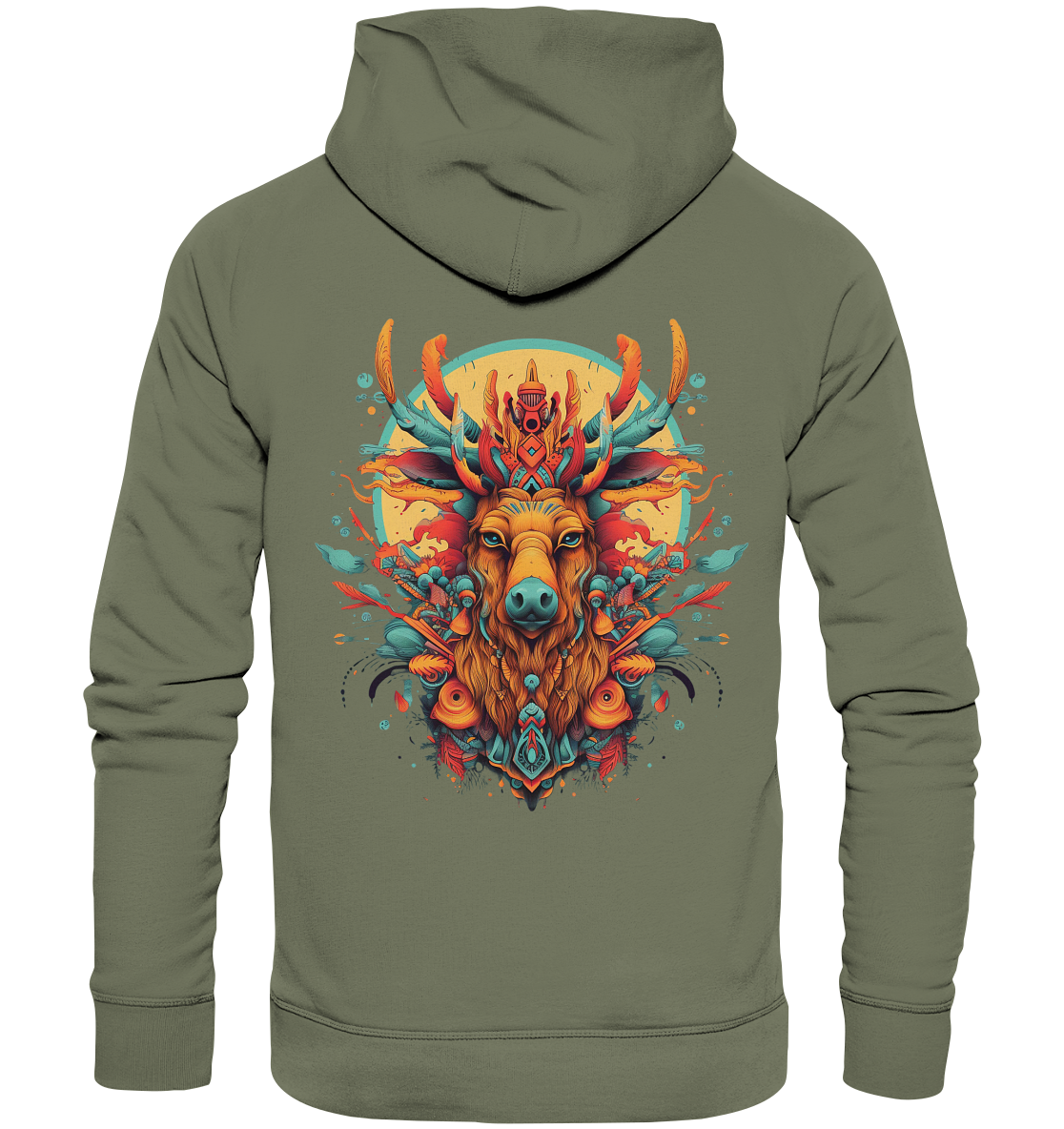 "Elch" Tiertotems - Premium Unisex Hoodie