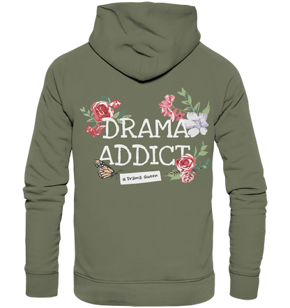 "Drama Queen" Blumen Streetstyle - Premium Unisex Hoodie