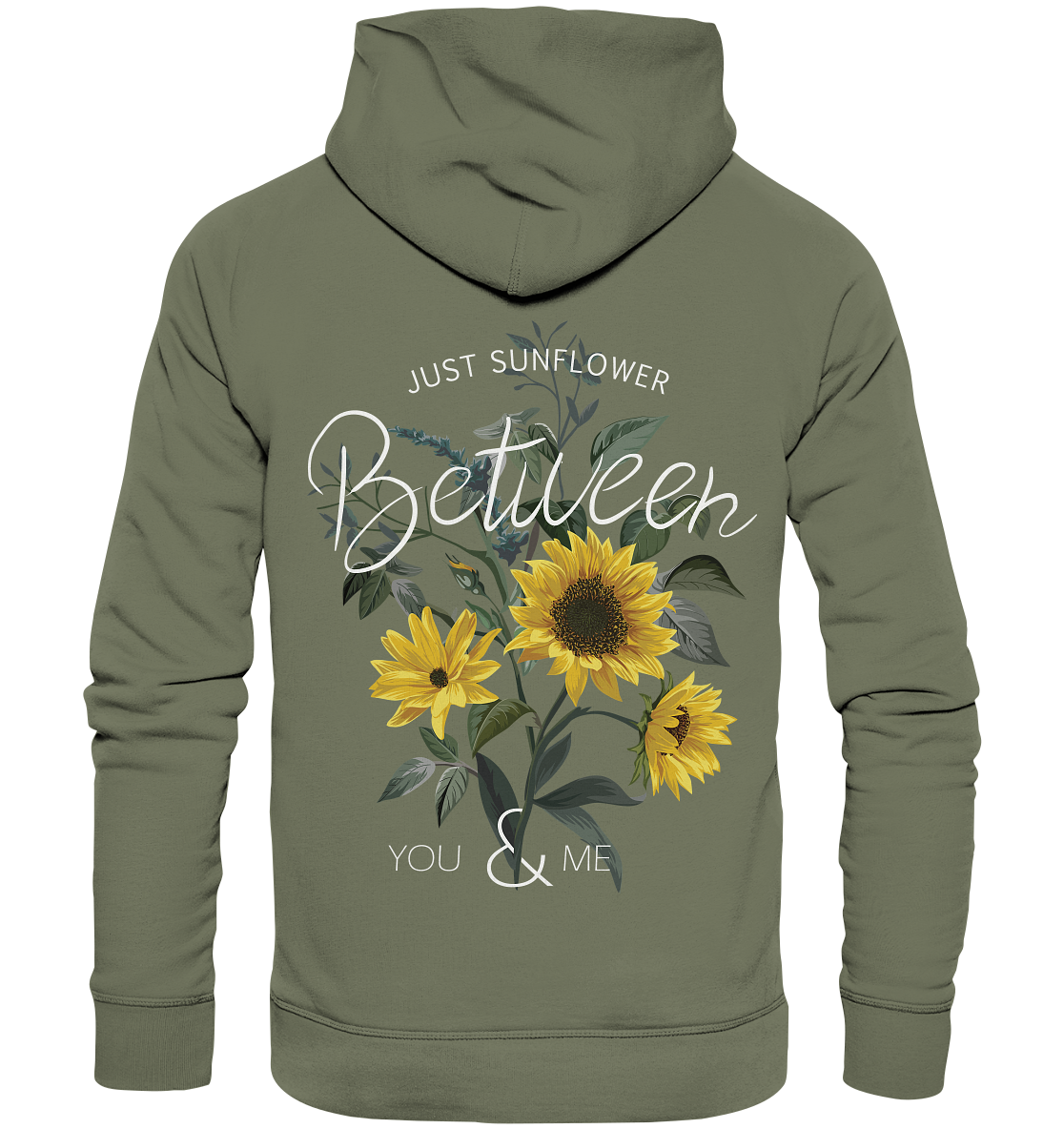 "Just Sunflower" Blumen Streetstyle - Premium Unisex Hoodie