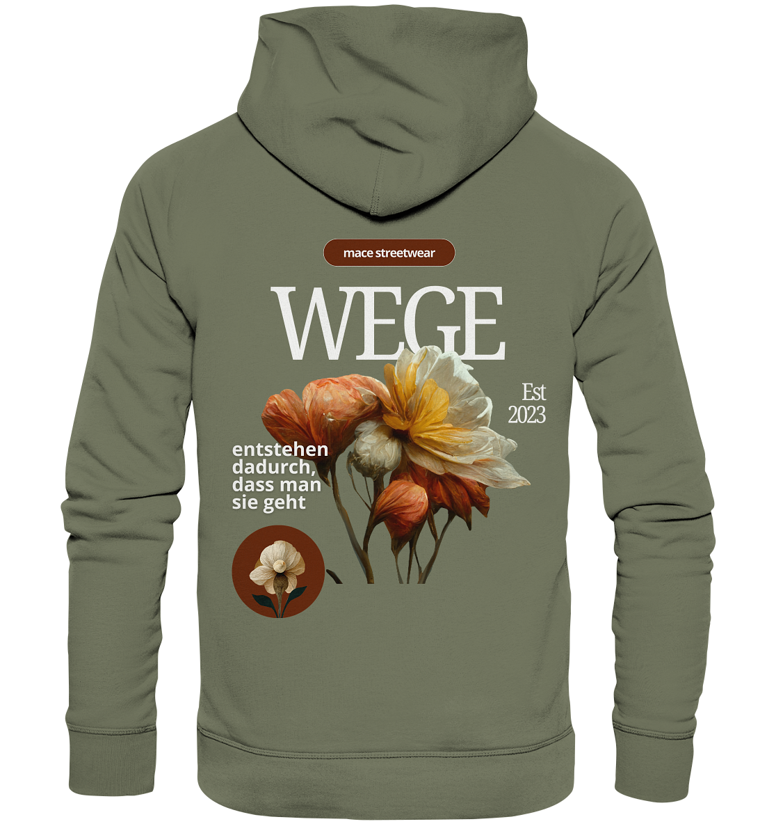 "Wege" Mace Optimismus - Premium Unisex Hoodie