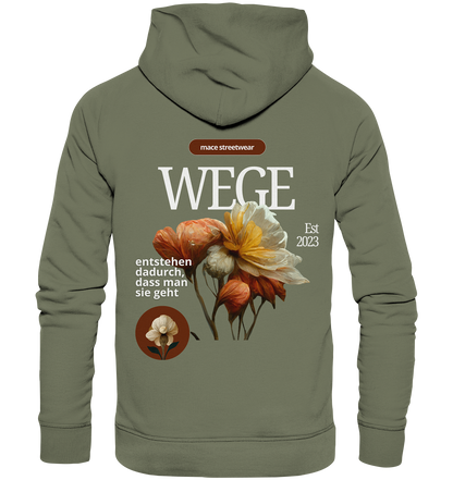 "Wege" Mace Optimismus - Premium Unisex Hoodie