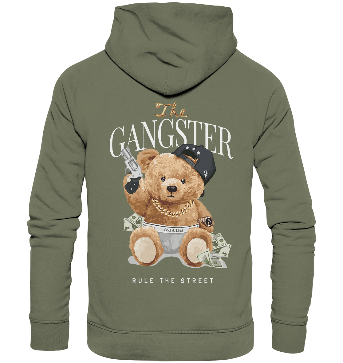 "The Gangster" Bär Streetstyle - Premium Unisex Hoodie