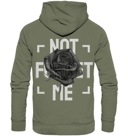 "Not forget me" Blumen Streetstyle - Premium Unisex Hoodie