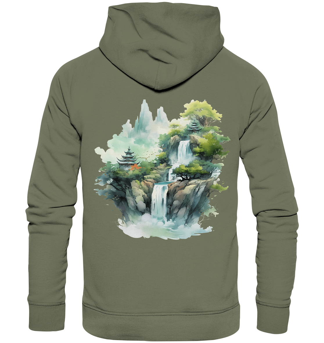 Fantasie Landschaft 11 - Premium Unisex Hoodie