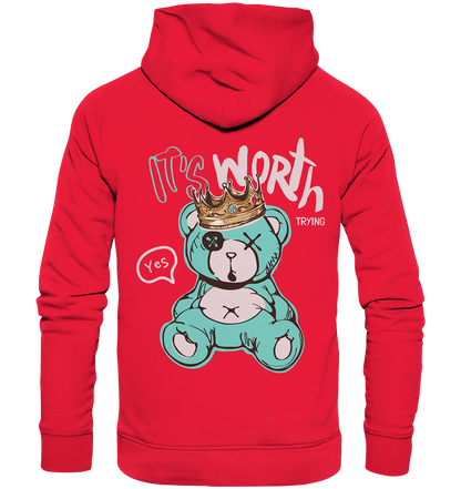 "It's worth trying" Bär Streetstyle - Premium Unisex Hoodie