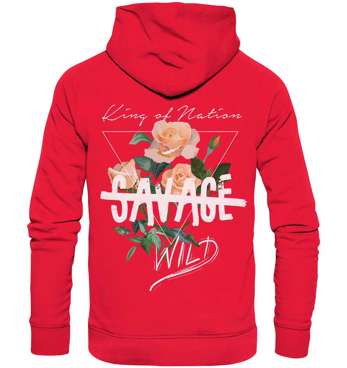 "Savage Wild" Blumen Streetstyle - Premium Unisex Hoodie