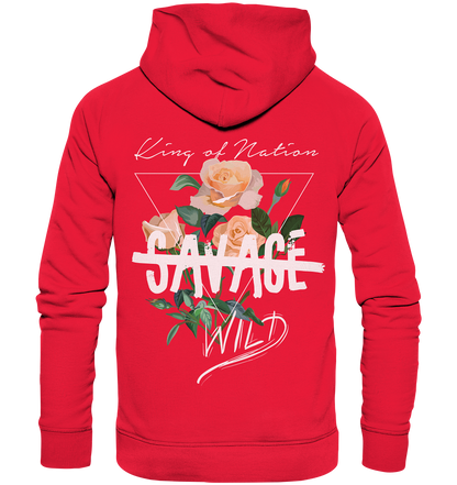 "Savage Wild" Blumen Streetstyle - Premium Unisex Hoodie