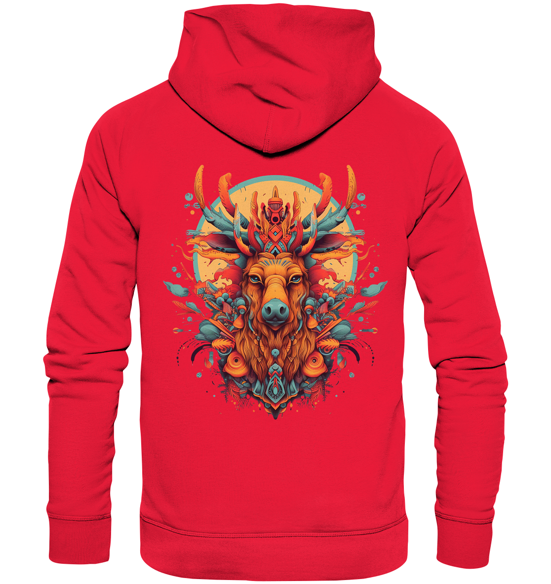 "Elch" Tiertotems - Premium Unisex Hoodie